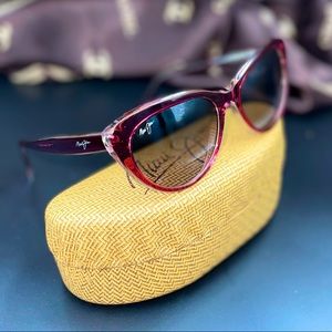 Brand New ~Firm~ Maui Jim / Kalani ~ Polarized ~ CAT EYE Sunglasses